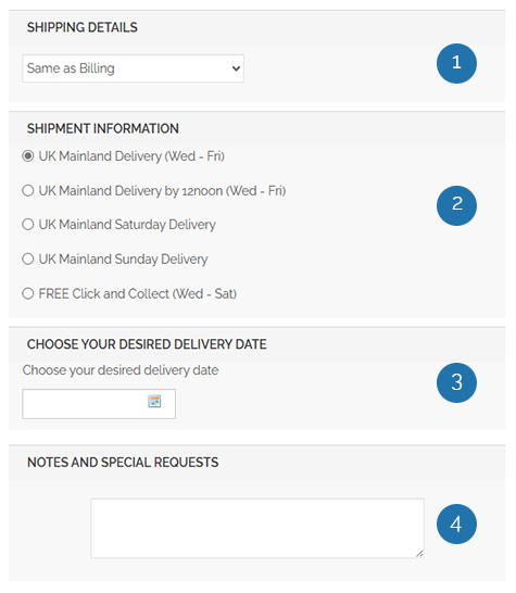 Shipping Options
